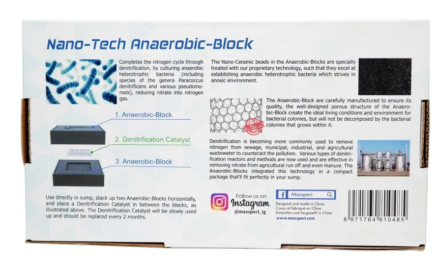 Maxspect Nano Tech Anaerob Block Nitrat fjerner
